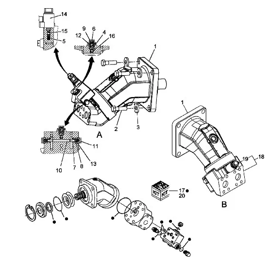 87696335 - Комплект уплотнений