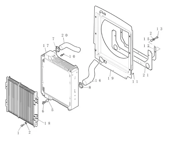 87410096 - радиатор